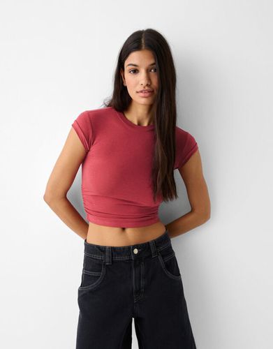 Camiseta Manga Corta Mujer S - Bershka - Modalova