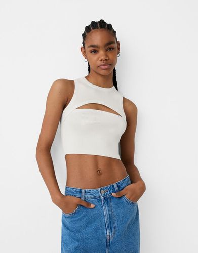 Top Cut-Out Bskteen Xs - Bershka - Modalova