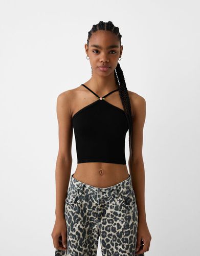 Top Seamless Halter Bskteen 11 - Bershka - Modalova