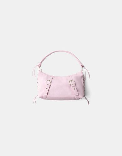 Bolso Trenza Eyelets Mujer - Bershka - Modalova