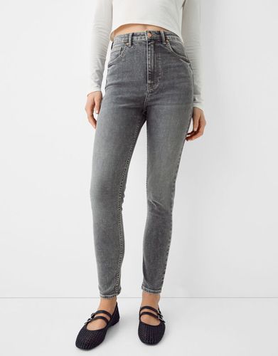 Jeans Super High Waist Skinny Mujer 38 - Bershka - Modalova