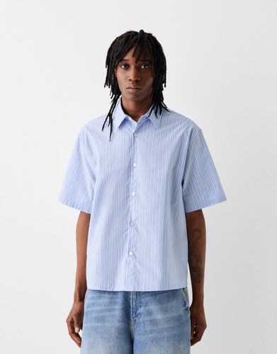 Camisa Manga Corta Boxy Hombre M - Bershka - Modalova