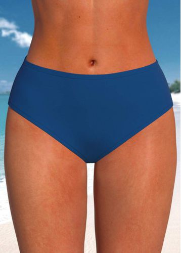 Mid Waisted Stretch Blue Bikini Bottom - unsigned - Modalova