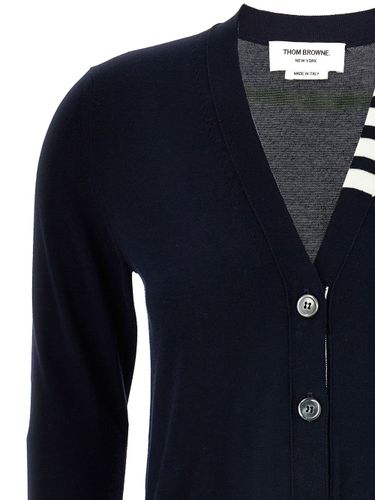 THOM BROWNE- 4bar Cotton Cardigan - Thom Browne - Modalova