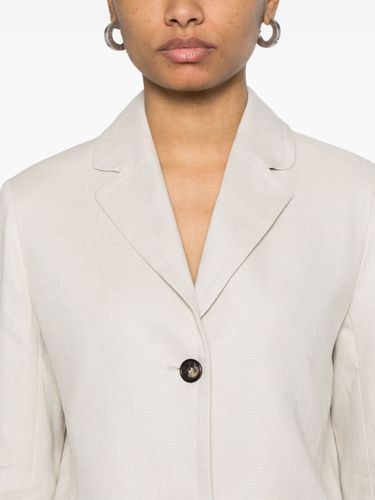 Linen Single-breasted Jacket - S Max Mara - Modalova