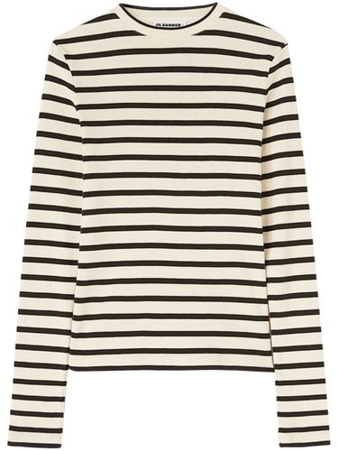 Jil Sander Striped Cotton T-Shirt - Jil Sander - Modalova