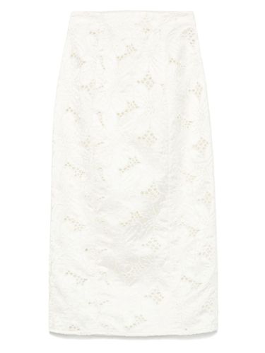 Genny Satin Skirt - Genny - Modalova