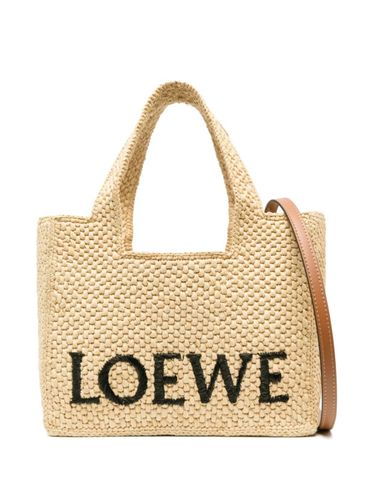 Loewe Font Small Rafia Tote Bag - LOEWE PAULA'S IBIZA - Modalova