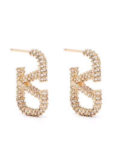 Vlogo Signature Strass Earrings - Valentino Garavani - Modalova