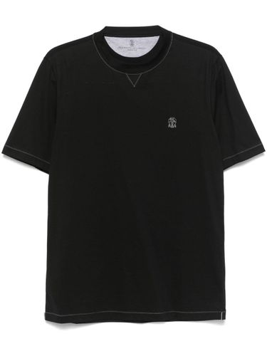 Logo Cotton T-Shirt - Brunello Cucinelli - Modalova