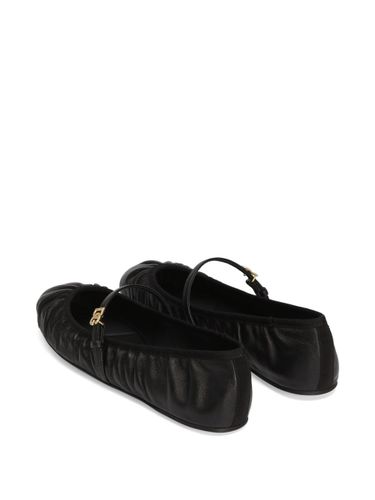 Leather Ballet Flats - Dolce & Gabbana - Modalova