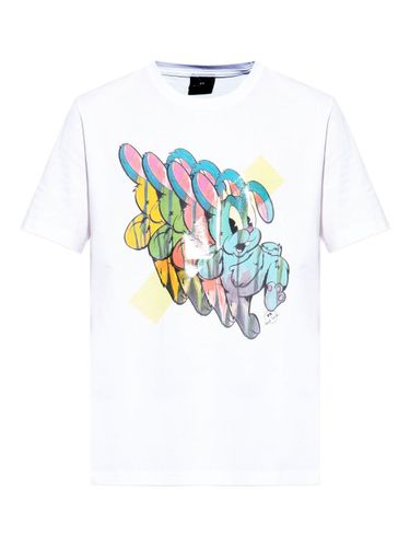 Bunny Repeat Cotton T-Shirt - PS PAUL SMITH - Modalova