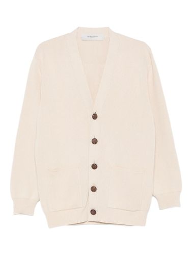 Cotton V-Necked Cardigan - Golden Goose - Modalova