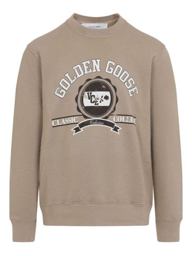 Golden Goose Logo Cotton Sweatshirt - Golden Goose - Modalova