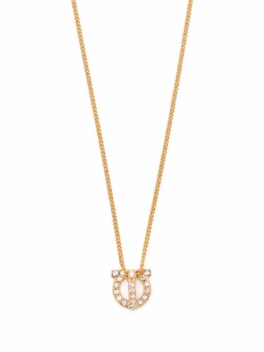 Gancini Necklace With Strass - Ferragamo - Modalova