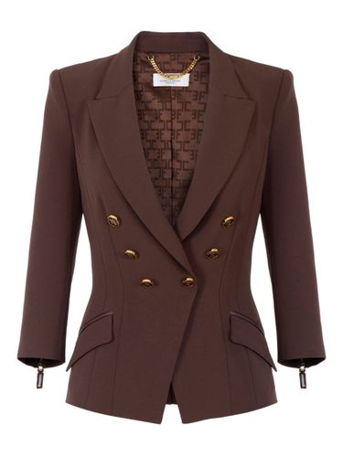Single-Breasted Jacket - Elisabetta Franchi - Modalova