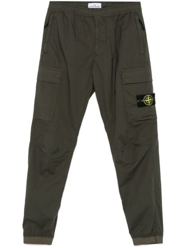 Stone Island Trousers With Logo - Stone Island - Modalova