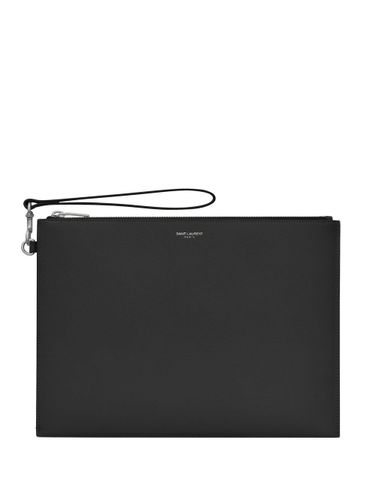 Paris Leather Pouch - Saint Laurent - Modalova