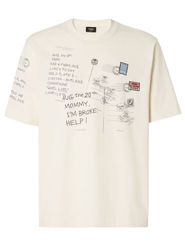 Fendi Printed T-Shirt - Fendi - Modalova