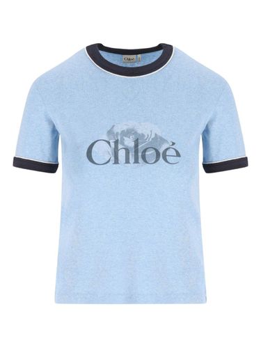 Chloè Logo Cotton T-Shirt - Chloè - Modalova