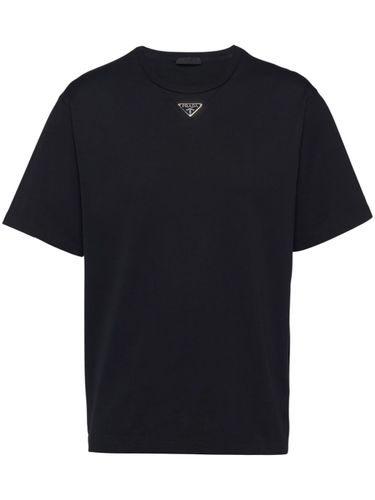 Prada Logo Cotton T-Shirt - Prada - Modalova