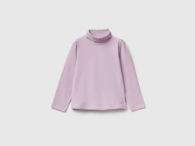 Benetton, T-shirt Col Roulé En Coton Extensible, Taille: 12-18, Enfants - United Colors of Benetton - Modalova