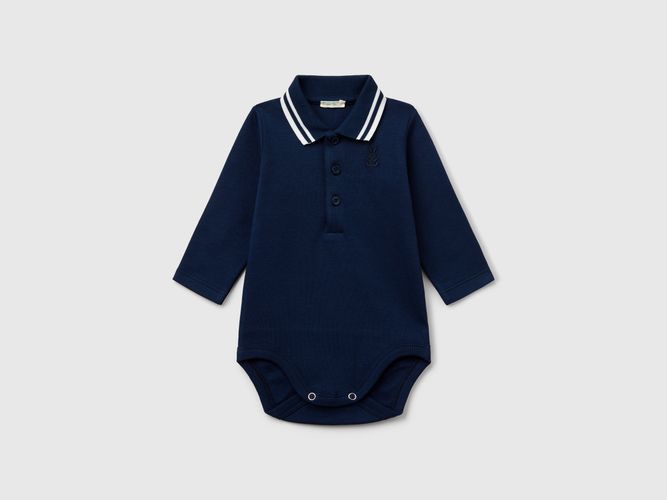 Benetton, Corps De Polo En Coton, Taille: 0-1, Bleu Foncé, Enfants - United Colors of Benetton - Modalova