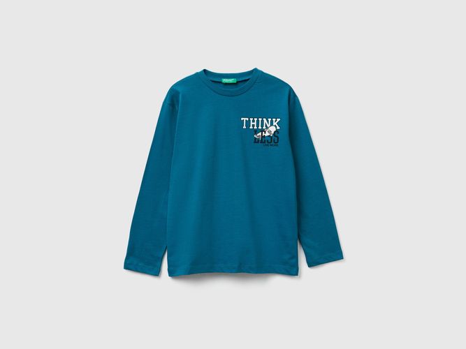 Benetton, T-shirt Imprimé, Taille: 2XL, Canard, Enfants - United Colors of Benetton - Modalova