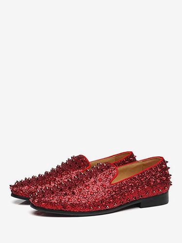 Chaussures Mocassinss Rivets Slip-On - milanoo.com - Modalova