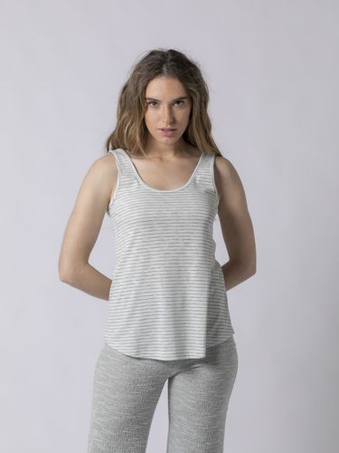 Camiseta de rayas lino-algodón - 4x4woman - Modalova