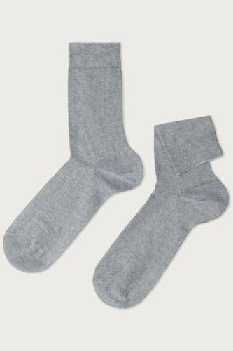 Calcetines Cortos de Hombre en Algodón Elástico Hombre Velikost 44-45 - Calzedonia - Modalova