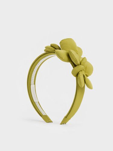 Charles & Keith - Flower-Embellished Hair Band - Charles & Keith - Modalova