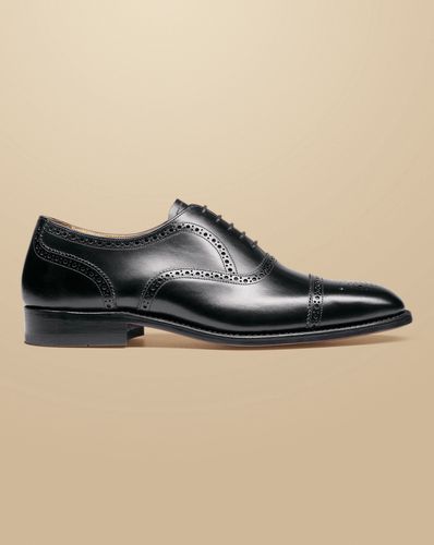 Men's Leather Oxford Brogue Shoes - , 10.5 R by - Charles Tyrwhitt - Modalova