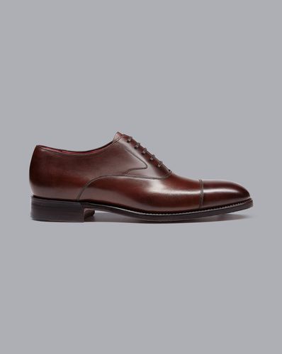 Men's Made In England Oxford Flex Sole Shoes - Mahogany, 7 R by - Charles Tyrwhitt - Modalova