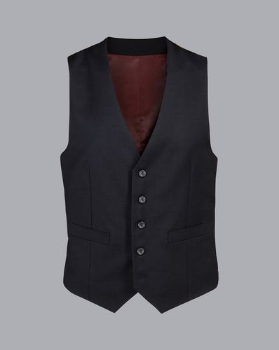 Men's Natural Stretch Twill Waistcoat - , w36 by - Charles Tyrwhitt - Modalova