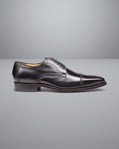 Men's Square Toe Derby Brogue Shoes - , 10 by - Charles Tyrwhitt - Modalova