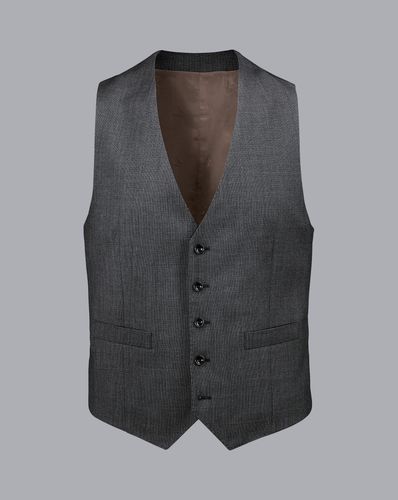 Men's Ultimate Performance Birdseye Suit Waistcoat - , w46 by - Charles Tyrwhitt - Modalova