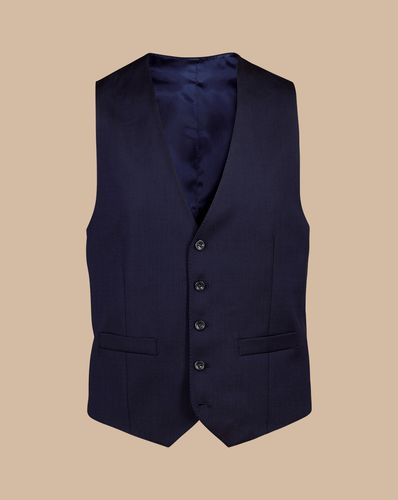 Men's Italian Luxury Suit Waistcoat - Dark Navy, w36 by - Charles Tyrwhitt - Modalova