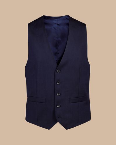 Men's Italian Luxury Suit Waistcoat - Dark Navy, w38 by - Charles Tyrwhitt - Modalova