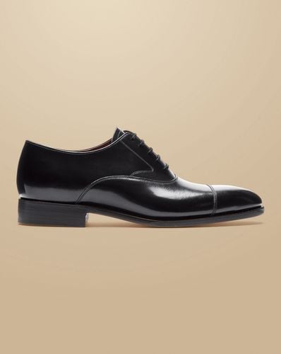 Men's High-Shine Leather Luxury Oxford Shoes - , 10.5 R by - Charles Tyrwhitt - Modalova