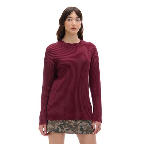 Cropp - Jersey ancho - maroon - Cropp - Modalova