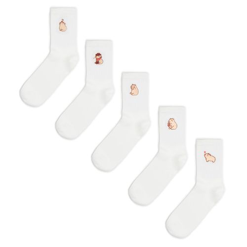 Pack de 5 pares de calcetines - Cropp - Modalova