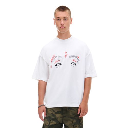 Camiseta blanca con estampado Lil Wayne - Cropp - Modalova