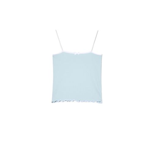 Cropp - Crop top - azul pálido - Cropp - Modalova