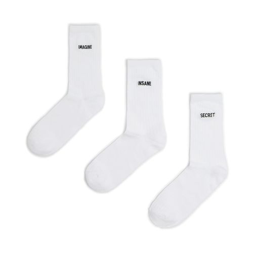 Pack de 3 pares de calcetines largos - Cropp - Modalova