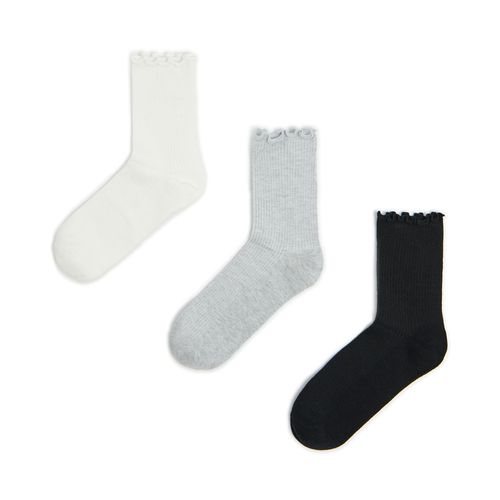 Pack de 3 pares de calcetines largos - Cropp - Modalova