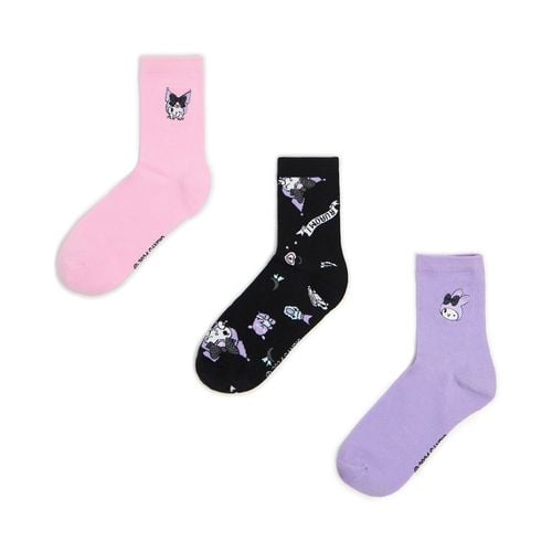 Pack de 3 pares de calcetines Hello Kitty and Friends - Cropp - Modalova