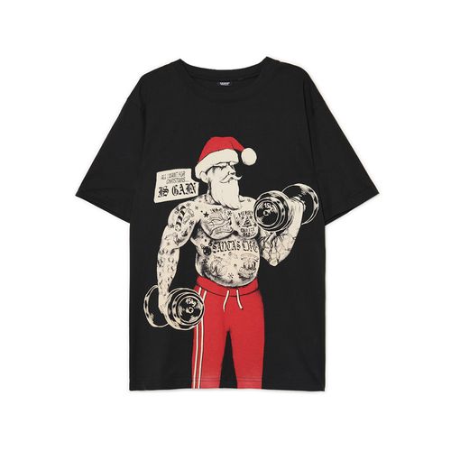 Camiseta navideña Santa Claus - Cropp - Modalova