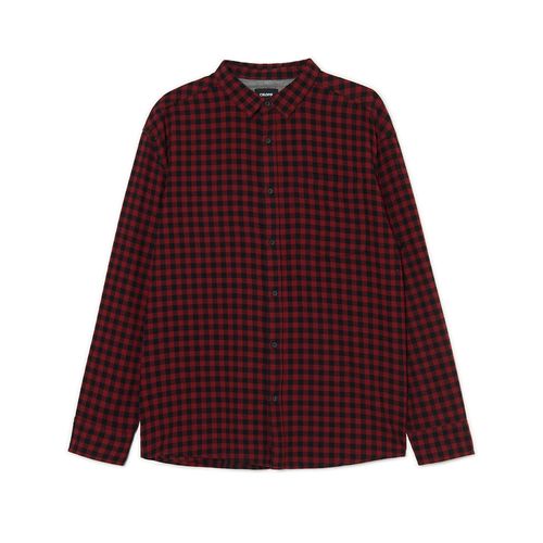 Cropp - Camisa a cuadros - maroon - Cropp - Modalova