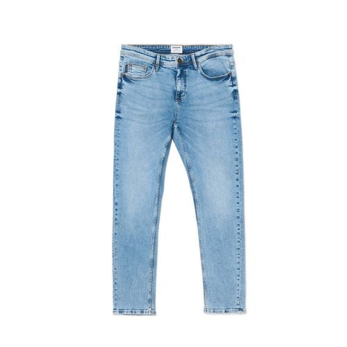 Cropp - Vaqueros slim - Azul - Cropp - Modalova